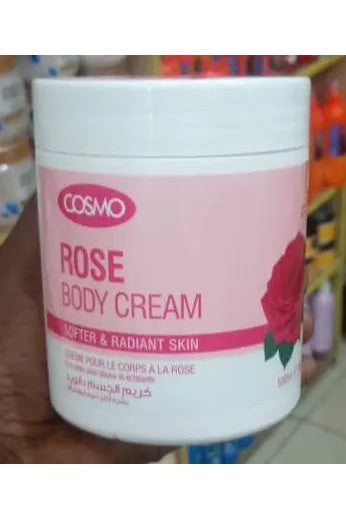 Cosmo Rose Body Cream - 500ml for Softer & Radiant Skin Murukali.com