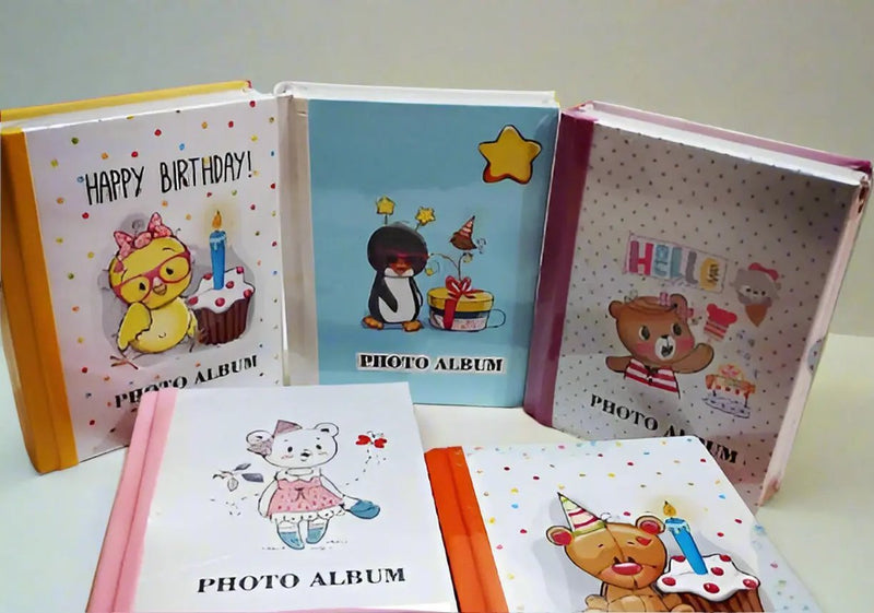 Cute Bear-Themed Photo Album  Square Design for Cherished Memories Murukali.com