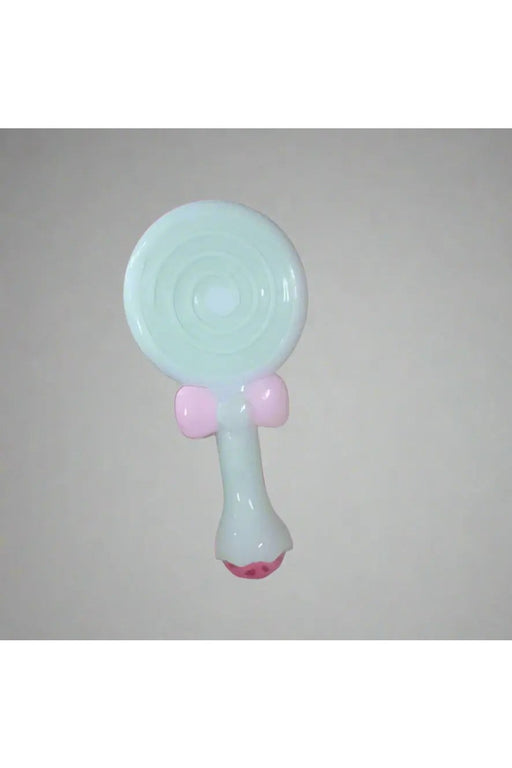 Cute Swirl Design Baby Hand Rattle with Bow Murukali.com