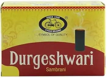 Encens Sambrani Dhoop Cycle Durgeshwari - 24 Unités Pour Puja, Méditation, Yoga