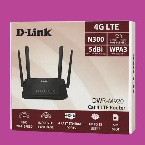 D-Link DWR-M920 4G LTE Router Murukali.com