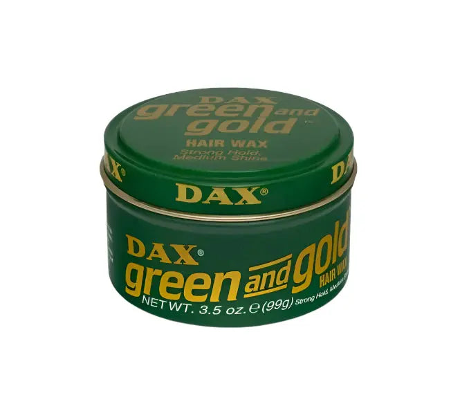 DAX Green & Gold Hair Wax 3.5OZ Murukali.com