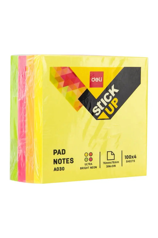 DELI STICK UP PAD NOTES 100*4 murukali.com