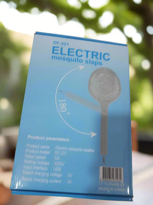 DF-221 Rechargeable Electric Mosquito Swatter - 3000V USB Murukali.com