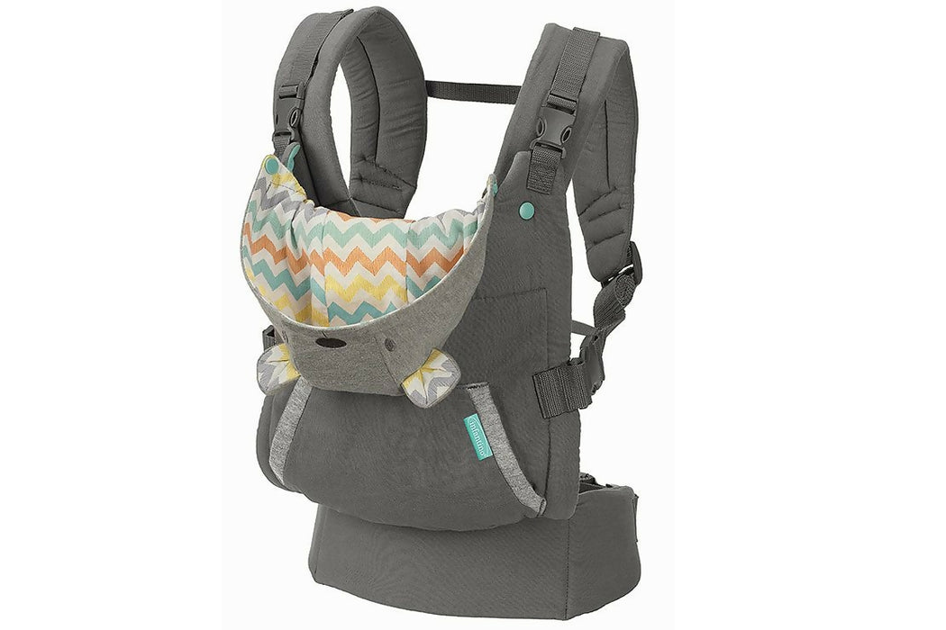 Baby carrier with hood