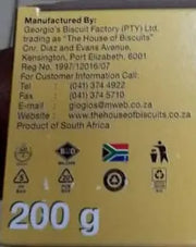 Da Vinci's Choc Shortbread Squares 200g Murukali.com