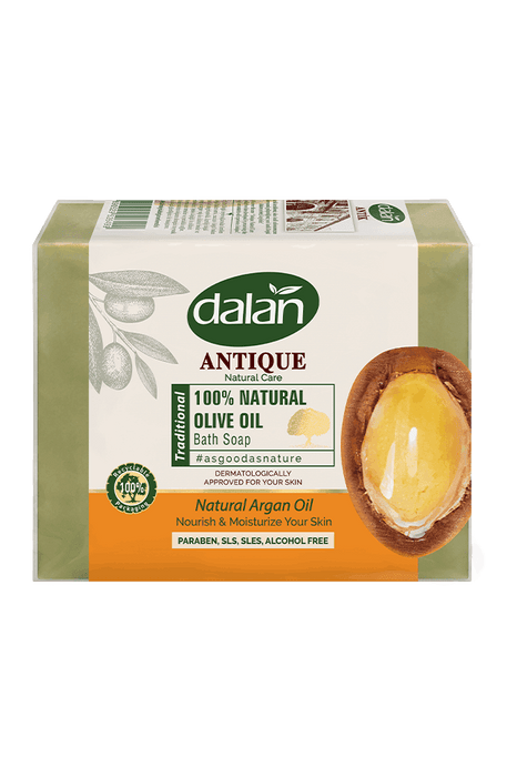 Dalan Antique %100 Natural Olive Oil - Natural Argan Oil 150gx4 murukali.com