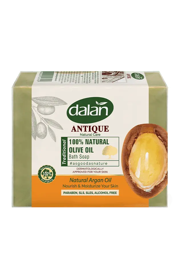 Dalan Antique %100 Natural Olive Oil - Natural Argan Oil 150gx4 murukali.com