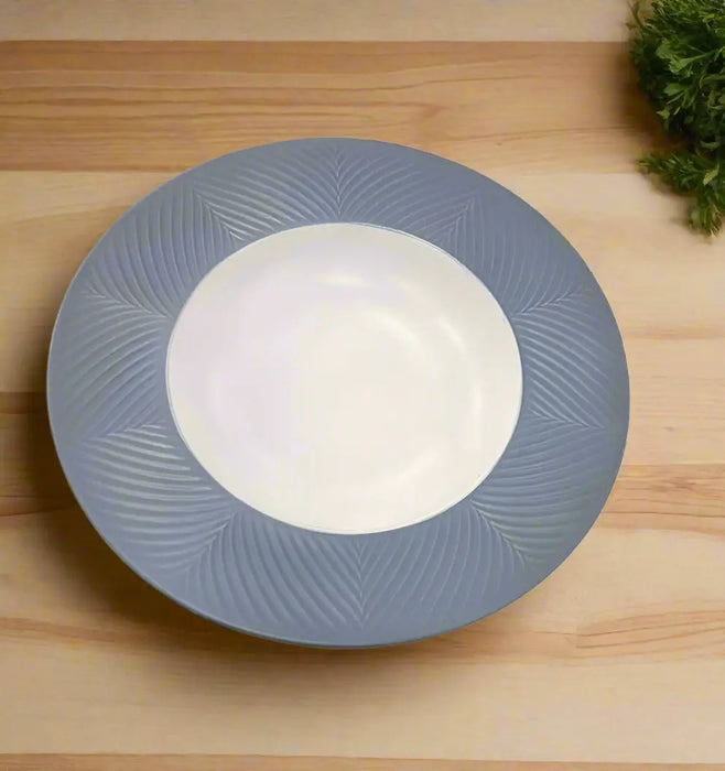 Dansk Tapestries Jacquard Blue Rim Soup Bowl 1pcs Murukali.com