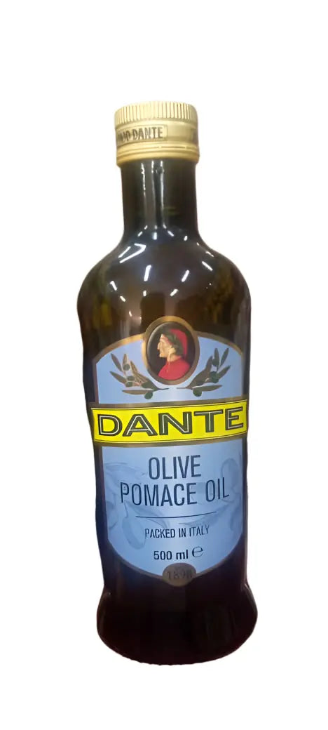 Dark Brown Dante Olive Pomace Oil 500ml Murukali.com
