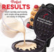 Dash  Mini Waffle Maker - Black Murukali.com