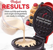 Dash  Mini Waffle Maker - Red Murukali.com