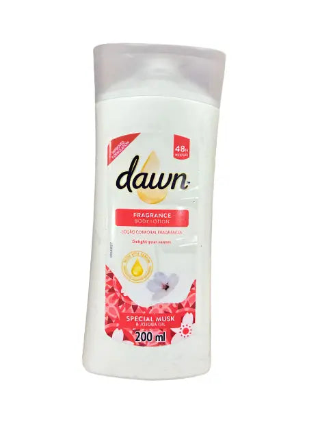 Dawn Fragrance Body Lotion Musk & Jojoba Oil 200ml Murukali.com