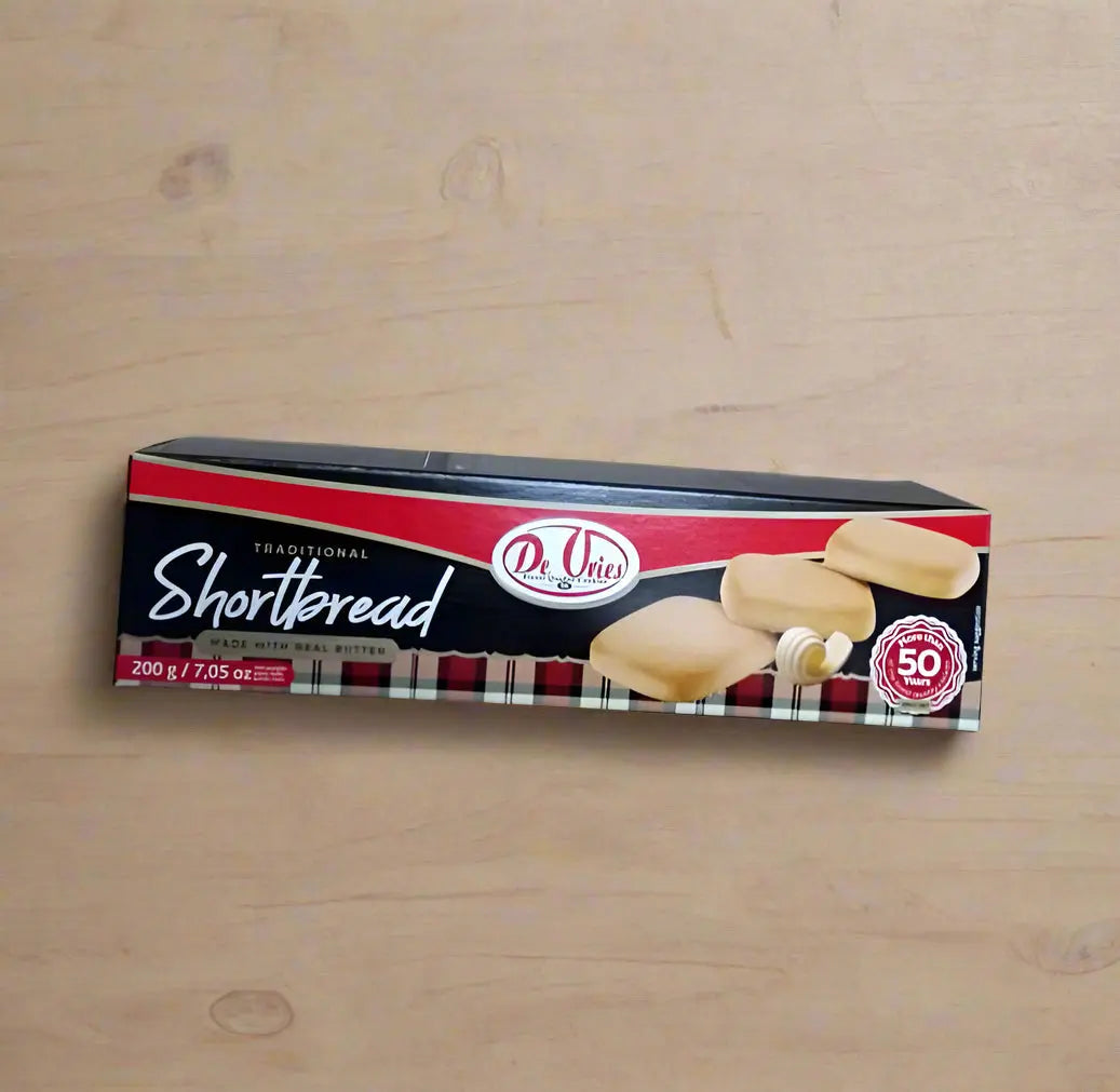 De Vries Traditional Shortbread Biscuit 200g - Murukali.com