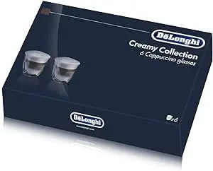 De'Longhi Creamy Collection 6 Cappuccino Glasses Murukali.com