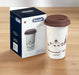 De'Longhi Globetrotter Double-Wall Ceramic Mug  300 ml  10 fl oz Murukali.com
