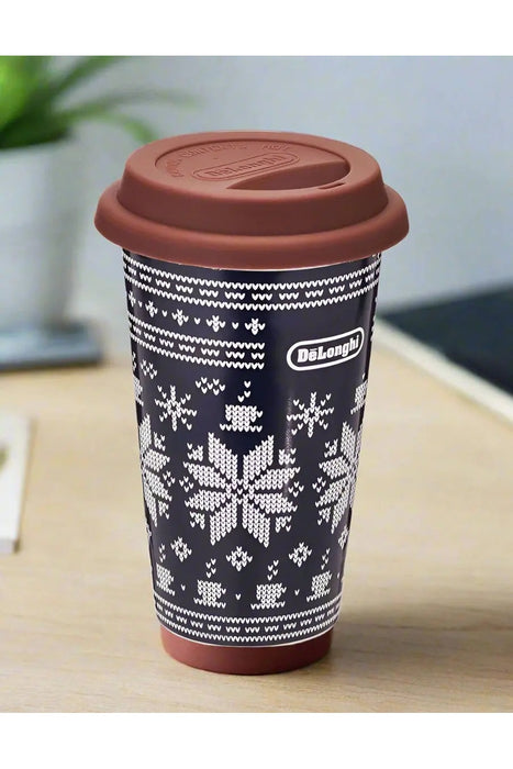 De'Longhi Thermal Mug – 300ml Double-Wall Ceramic Travel Cup Murukali.com