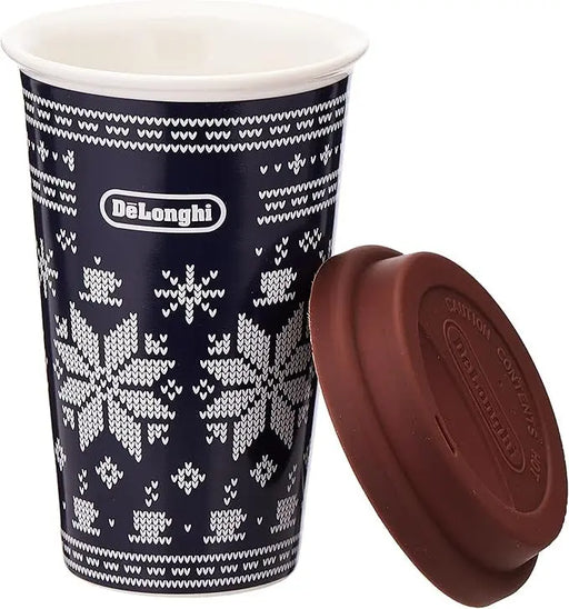 De'Longhi Thermal Mug – 300ml Double-Wall Ceramic Travel Cup Murukali.com
