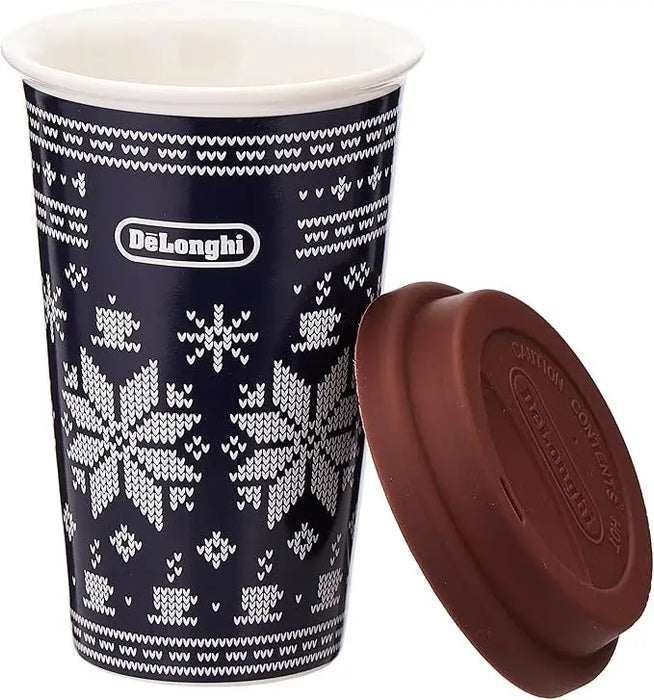De'Longhi Thermal Mug – 300ml Double-Wall Ceramic Travel Cup Murukali.com