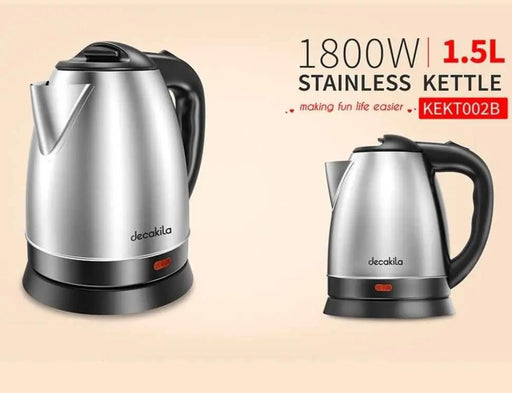 Decakila 1.5L Stainless Steel Electric Kettle – KEKT002B Murukali.com