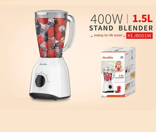 Decakila 1.5L Stand Blender – KEJB001W Murukali.com