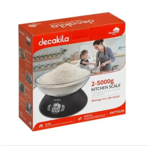 Decakila KMTT012B Kitchen Scale (2g to 5000g) Murukali.com
