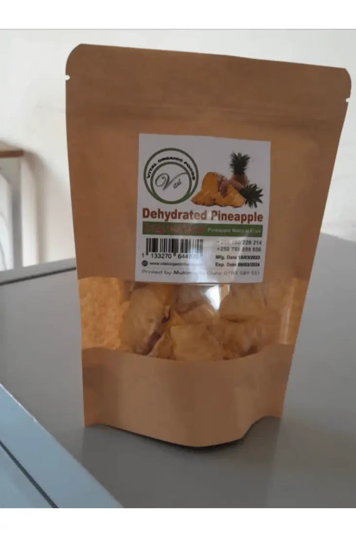 Dehydrated Pineapples 100g Vital Organic Foods
