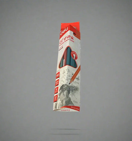 Deli Think Plastic Pencil 12pcs Murukali.com