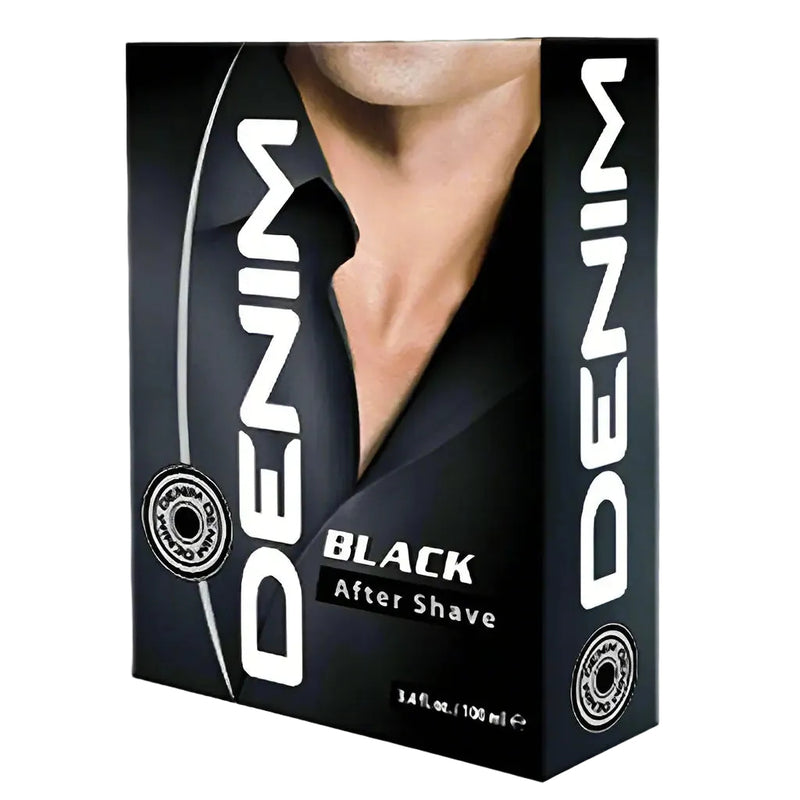 Denim Black After Shave 3.4 fl oz - Refreshing Post-Shave Care for Men Murukali.com