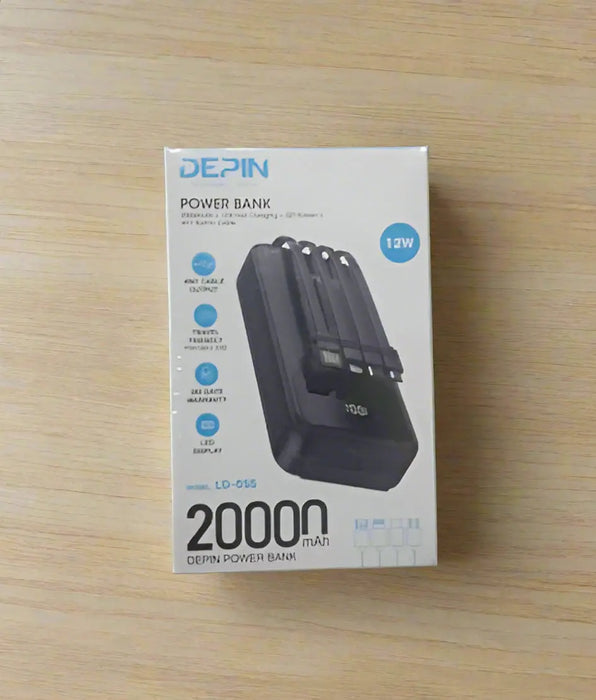 Depin Power Bank 20000mAh Murukali.com