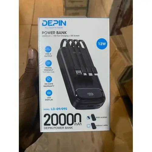 Depin Power Bank 20000mAh Murukali.com