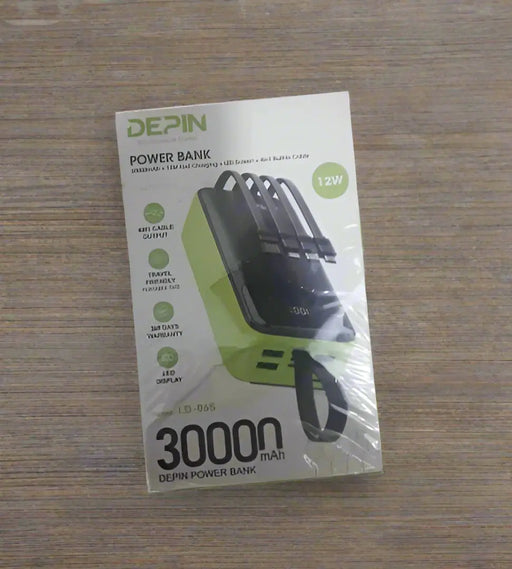 Depin Power Bank  30,000mAh Murukali.com