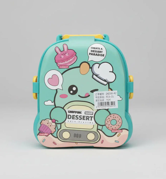 Dessert Paradise Kids Pretend Play Set – Portable Toy Case