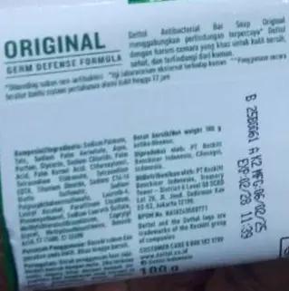 Dettol Original Anti-Bacterial Bar Soap 100g Murukali.com