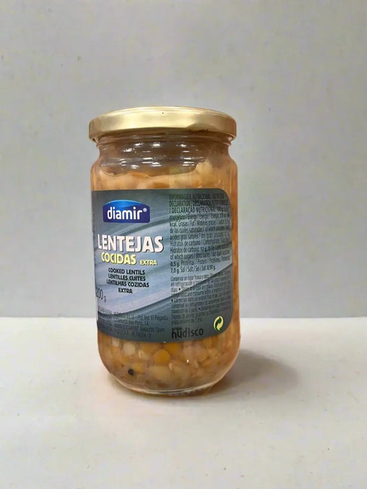 Diamir Cooked Extra Quality Lentils 290g Murukali.com