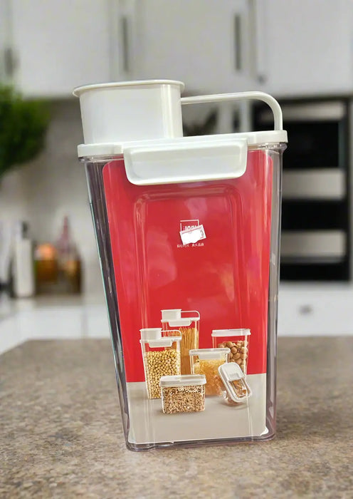 Dispensing Container with a Measuring Cup 1.8L Murukali.com