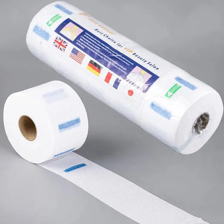 Disposable Barber Neck Strips / Neck Protection Paper 4 Rolls Murukali.com