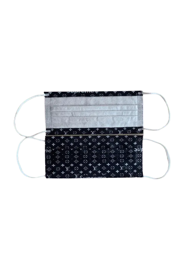 Disposable Face Mask Supreme -Black murukali.com