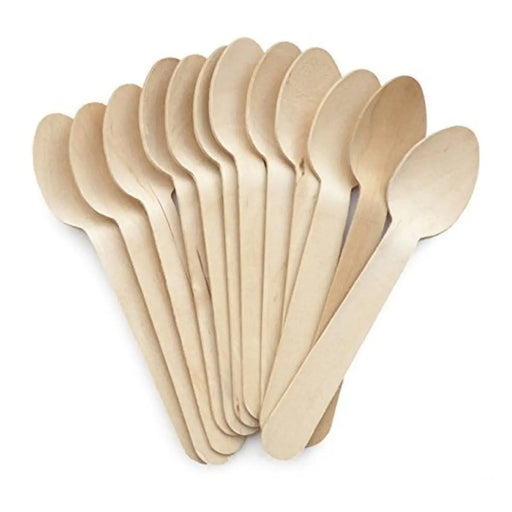 Disposable Wooden Spoons 12pcs Murukali.com