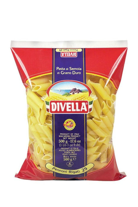 Divella Pennoni Rigati Pasta 500g murukali.com