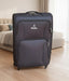 Dollar Black Soft-Shell Trolley Luggage Bag XLarge Murukali.com