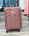 Doller Brown Soft-Sided Trolley Luggage Bag Size Medium Murukali.com