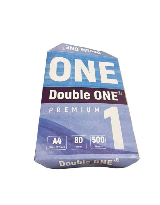 Double ONE Premium A4 Copy Paper – 80gsm 500 Sheets Murukali.com