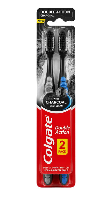 Double Action Charcoal Colgate Tooth Brush