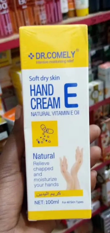 Dr. Comely Hand E Cream with Natural Vitamin E Oil (100ml) Murukali.com