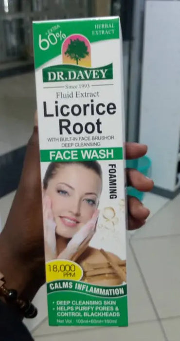 Dr. Davey Fluid Extract Licorice Root Face Wash 160ml Murukali.com