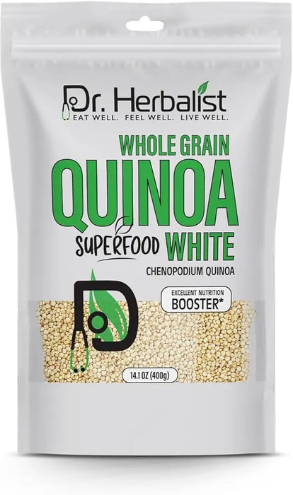 Dr. Herbalist Whole Grain Quinoa Superfood White – 14.1oz (400g) murukali.com