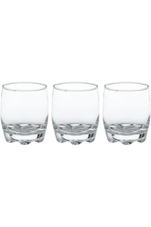 Drinking Glass Set of 6, Clear Shot with Heavy Base, Mini Glass Cups Murukali.com