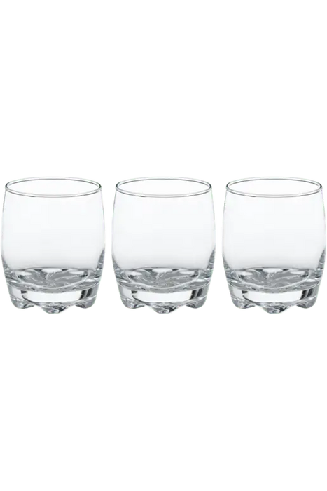 Drinking Glass Set of 6, Clear Shot with Heavy Base, Mini Glass Cups Murukali.com
