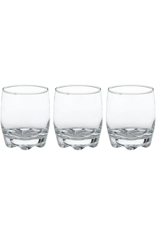 Drinking Glass Set of 6, Clear Shot with Heavy Base, Mini Glass Cups Murukali.com